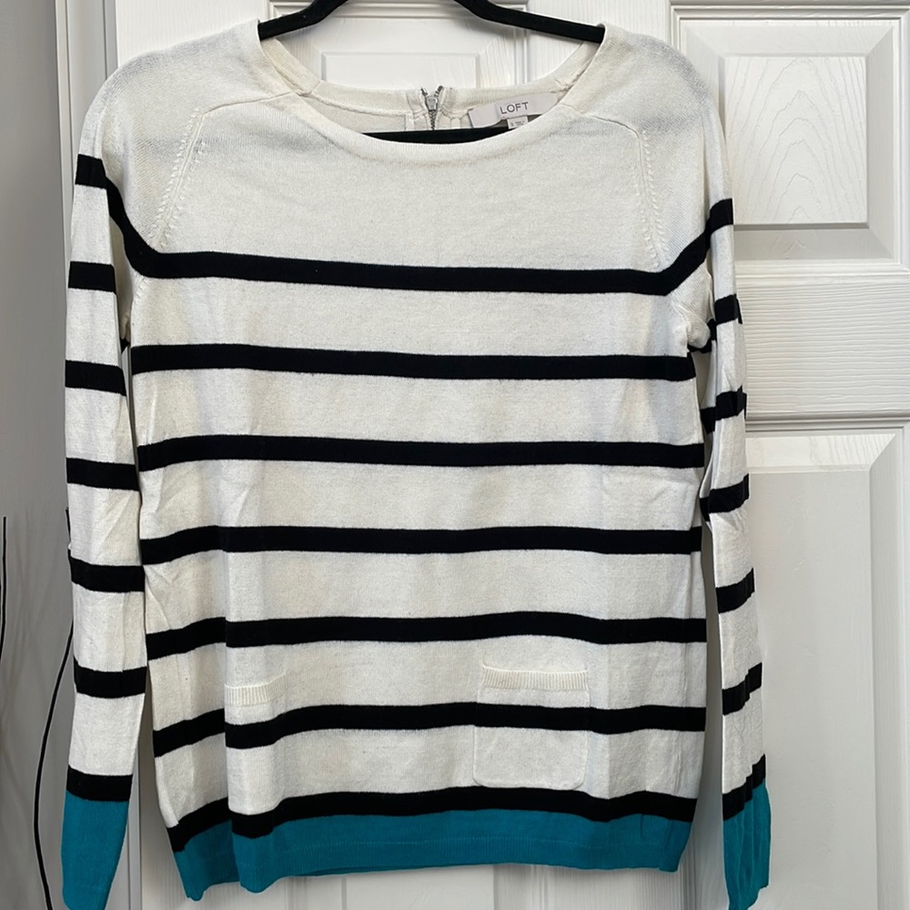 Loft Striped Sweater.